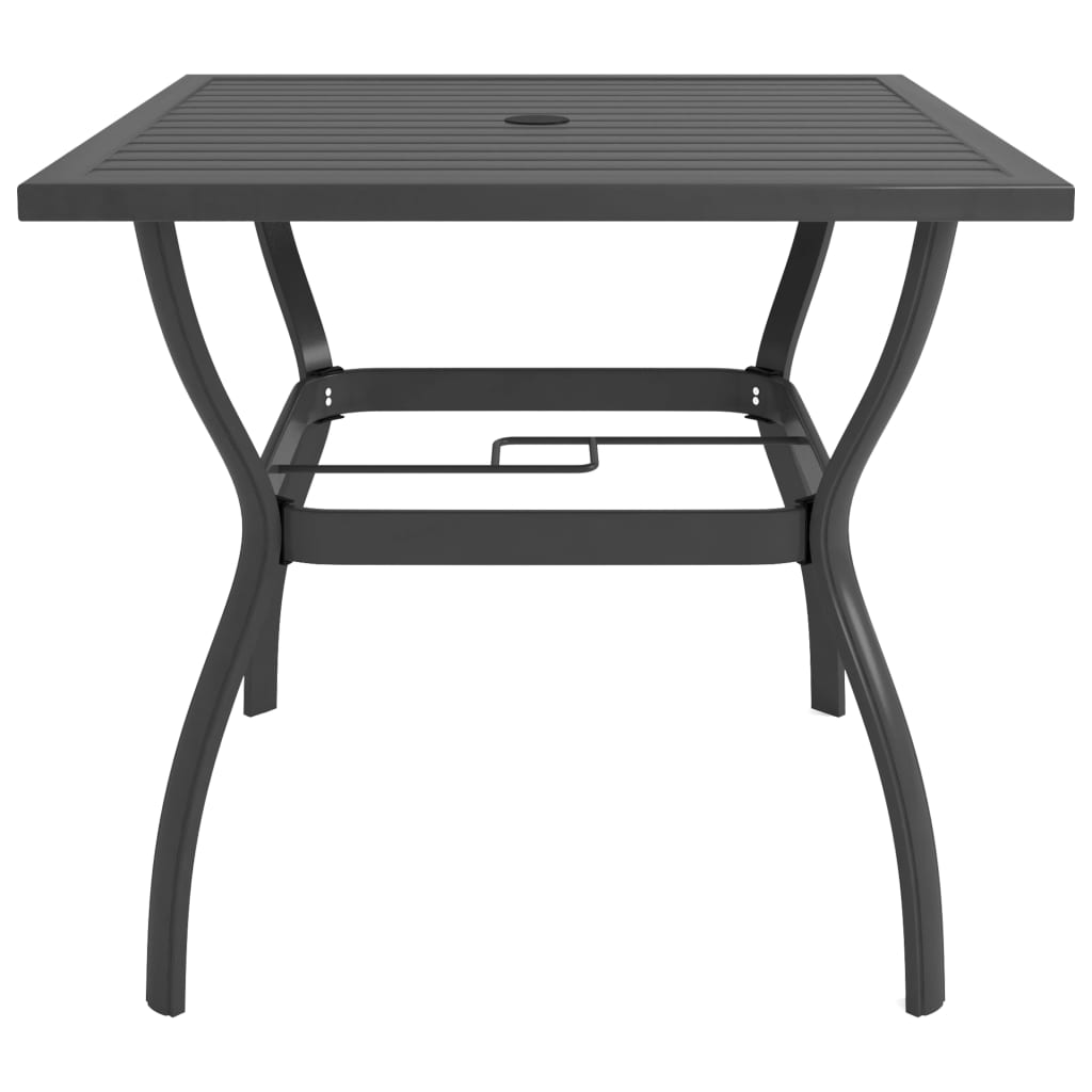 3 Piece Garden Dining Set Textilene And Steel