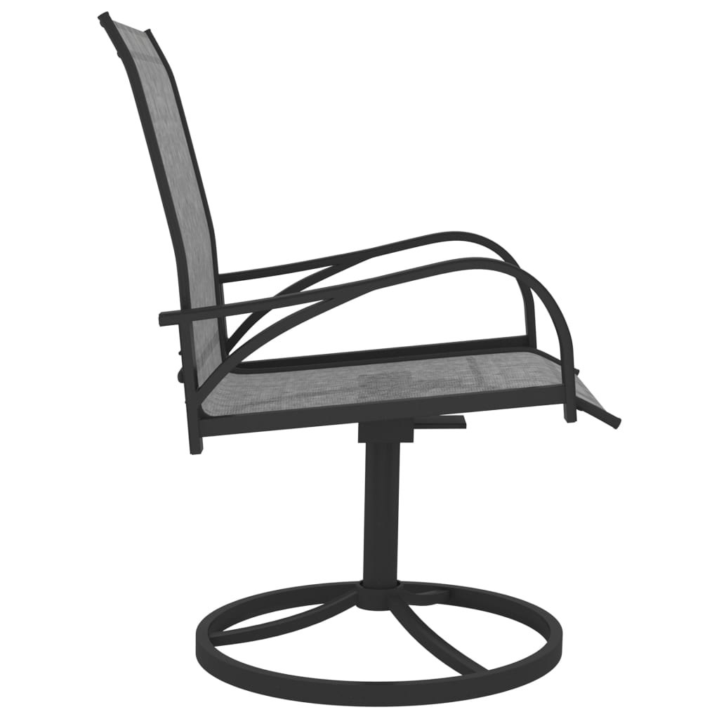 3 Piece Garden Dining Set Textilene And Steel