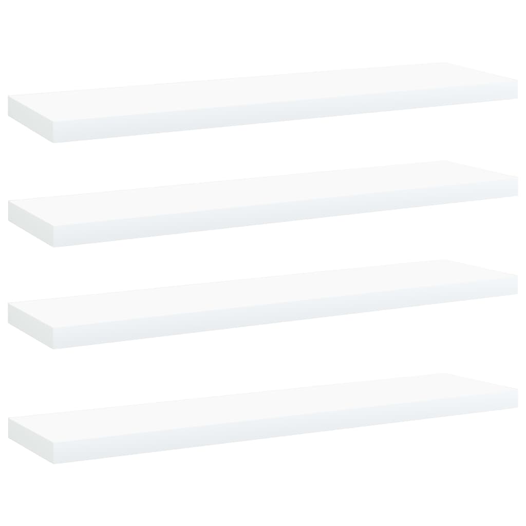 Bookshelf Boards 4 Pcs Engineered Wood