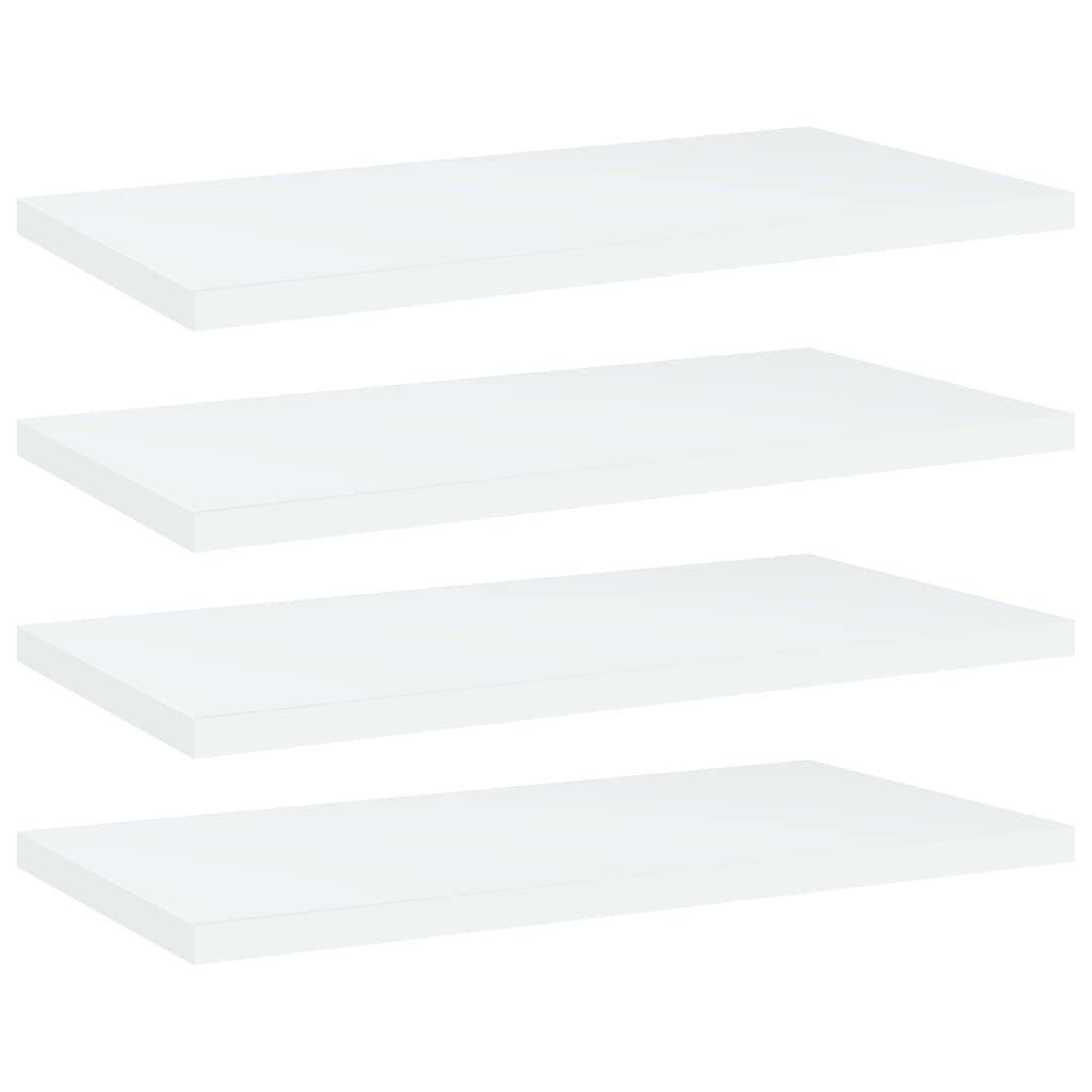 Bookshelf Boards 4 Pcs Engineered Wood