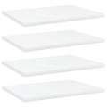 Bookshelf Boards 4 Pcs Engineered Wood