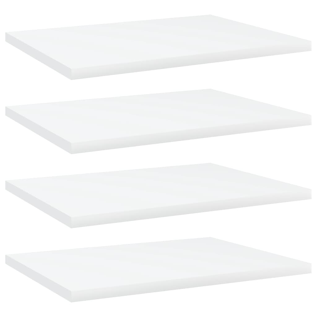 Bookshelf Boards 4 Pcs Engineered Wood