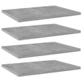 Bookshelf Boards 4 Pcs Engineered Wood