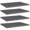 Bookshelf Boards 4 Pcs Engineered Wood