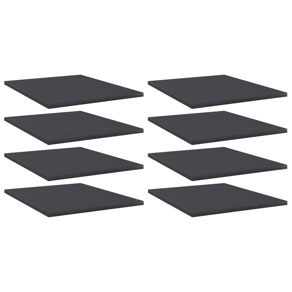 Bookshelf Boards 8 Pcs Engineered Wood