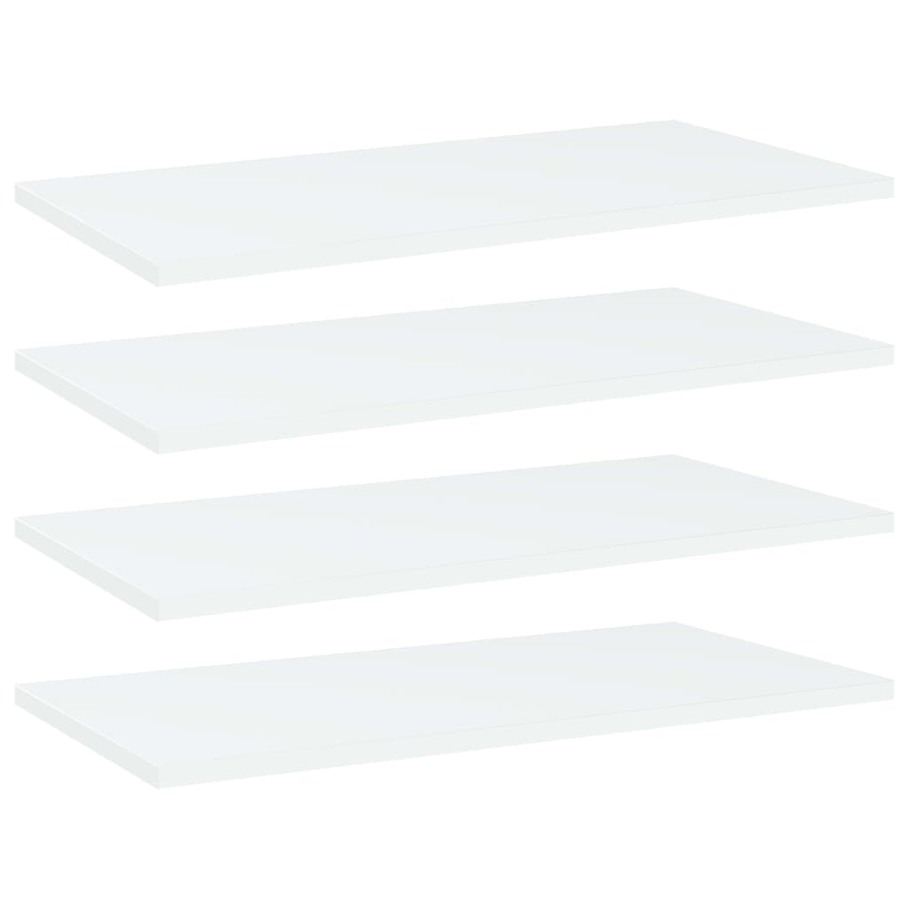 Bookshelf Boards 4 Pcs Engineered Wood
