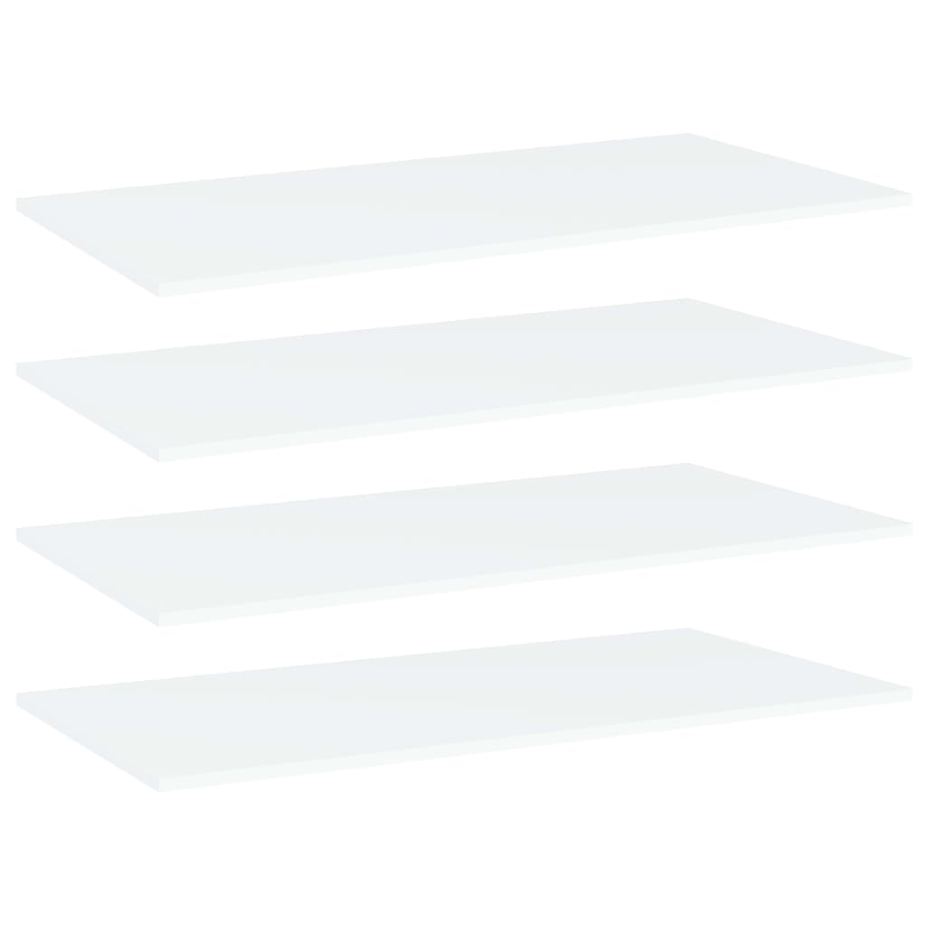 Bookshelf Boards 4 Pcs Engineered Wood