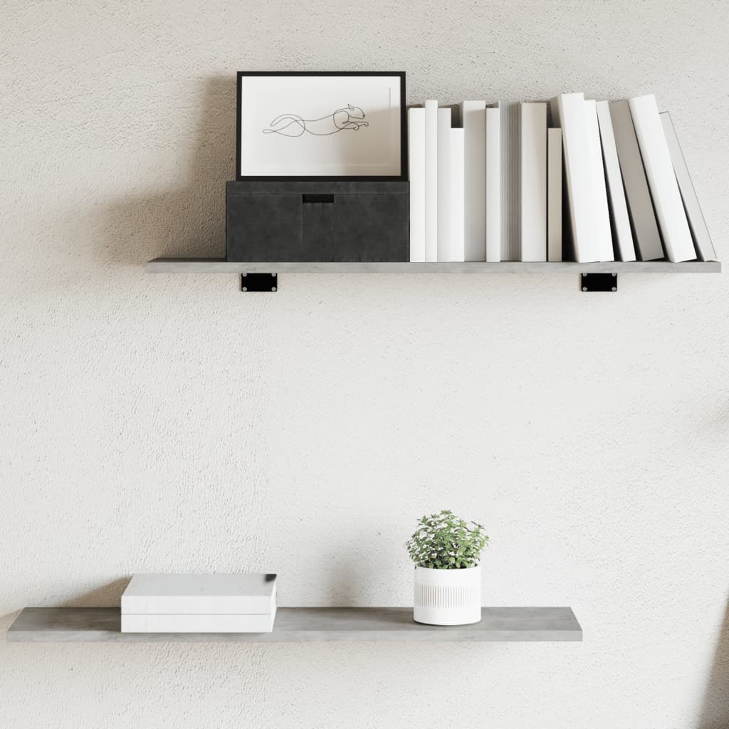 Bookshelf Boards 4 Pcs Engineered Wood
