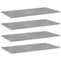 Bookshelf Boards 4 Pcs Engineered Wood