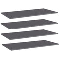 805425  Bookshelf Boards 4 Pcs 100X50X1,5 Cm Engineered Wood