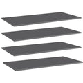 Bookcase 4x Bookshelf Shelves 100x50cm Engineered Wood Shelf Boards Replacement