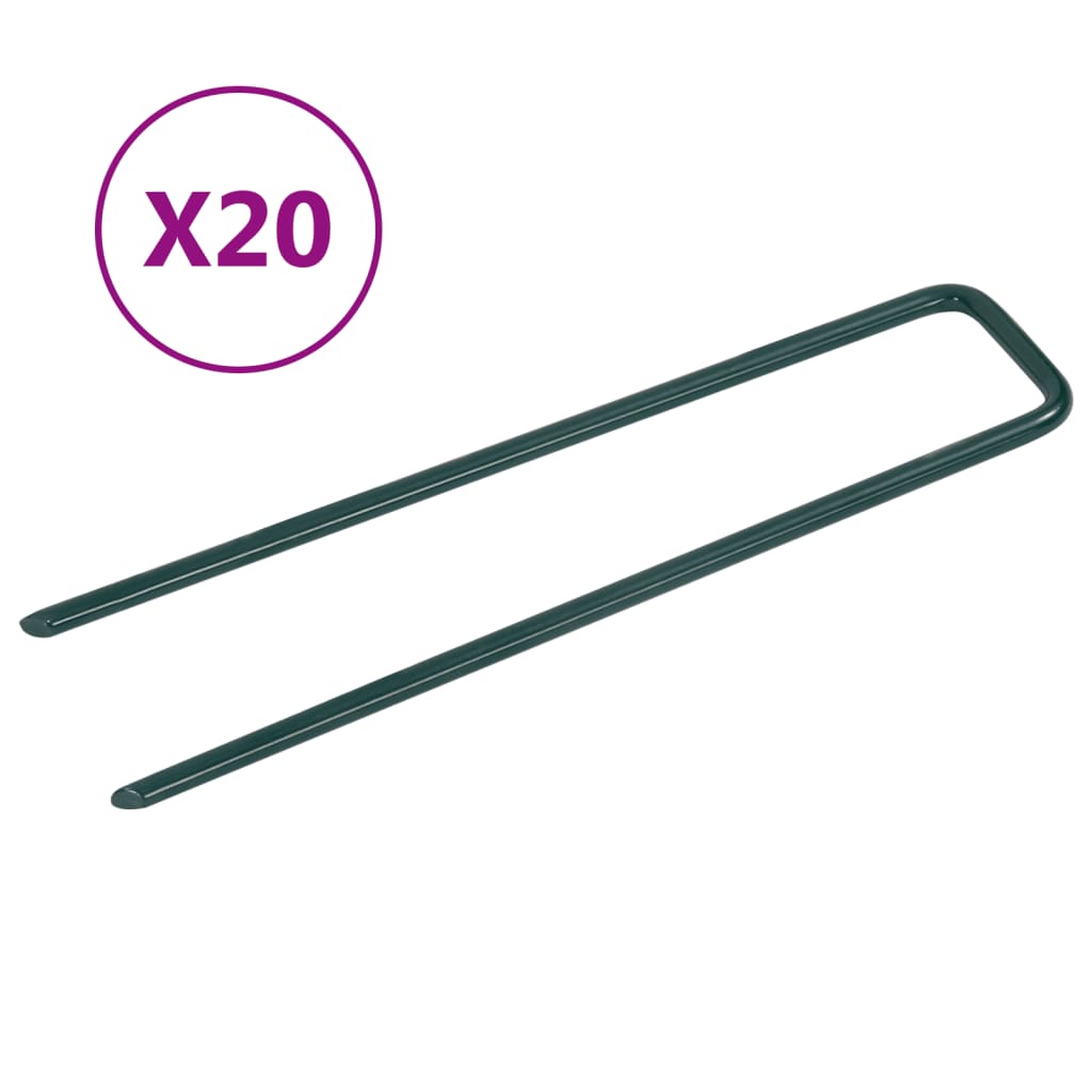 Nails For Artificial Grass 50 Pcs U-Shape Iron