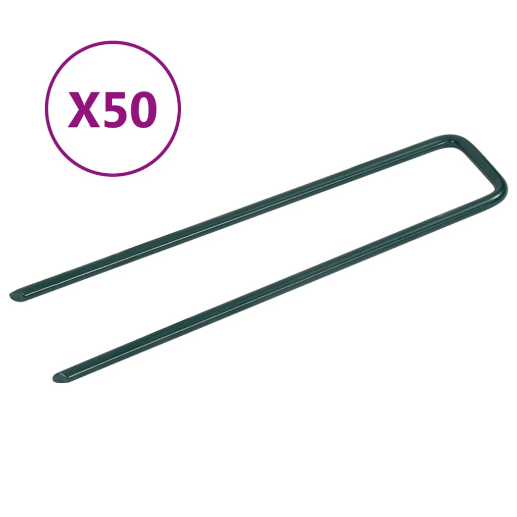 Nails For Artificial Grass 50 Pcs U-Shape Iron