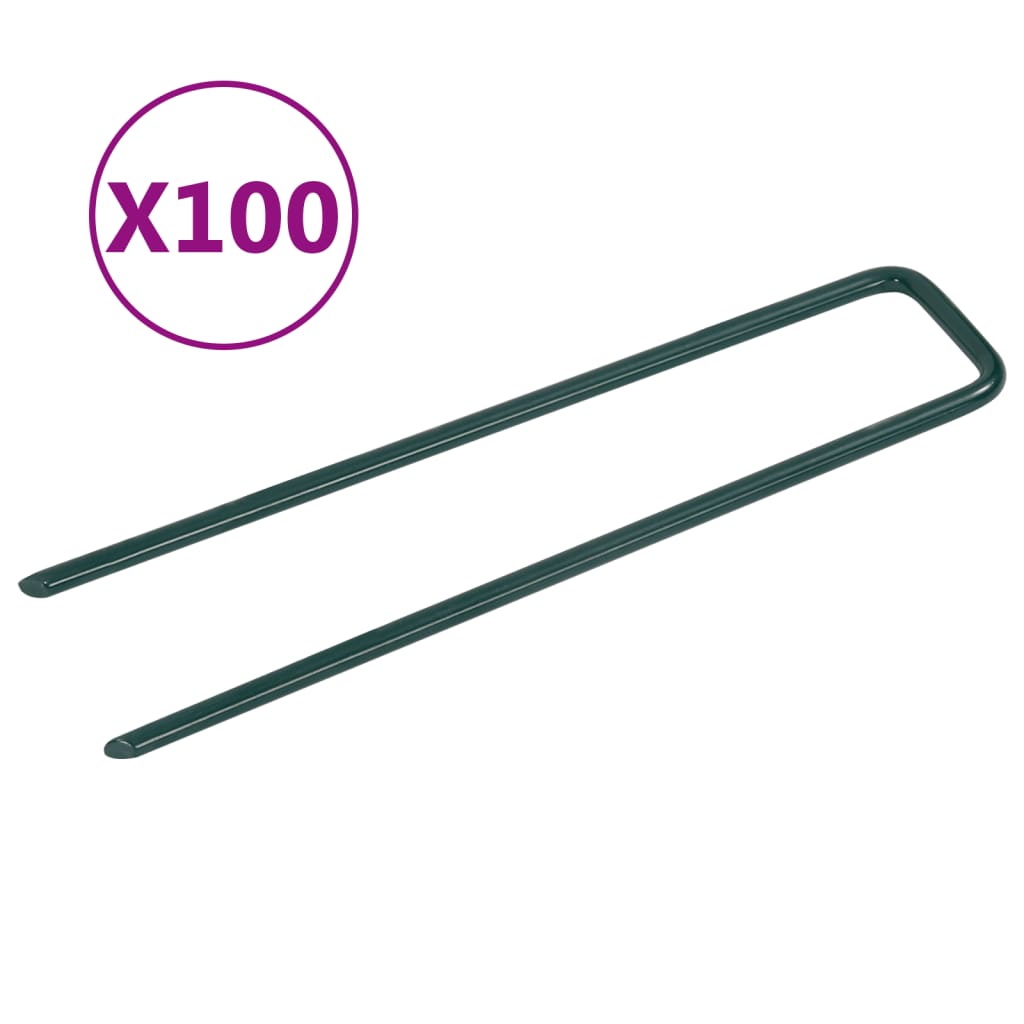 Nails For Artificial Grass 50 Pcs U-Shape Iron
