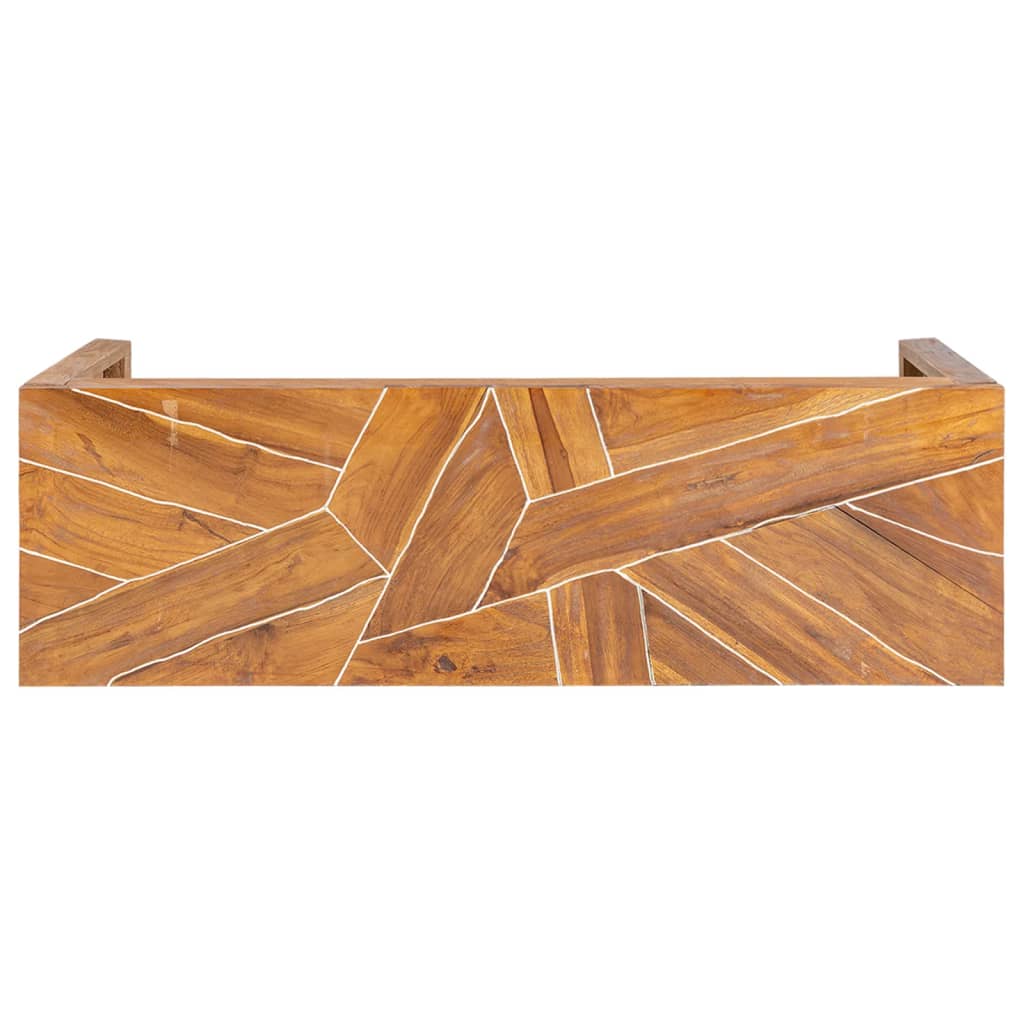 Tv Stand 110X60X38 Cm Solid Teak Wood