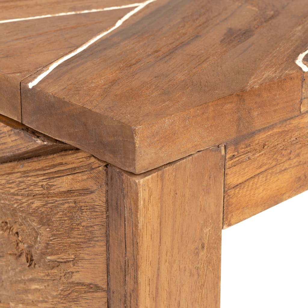 Tv Stand 110X60X38 Cm Solid Teak Wood
