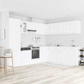 Kitchen Cabinets 14 Piece Cabinet Set Lyon White Engineered Wood 29.5 cm