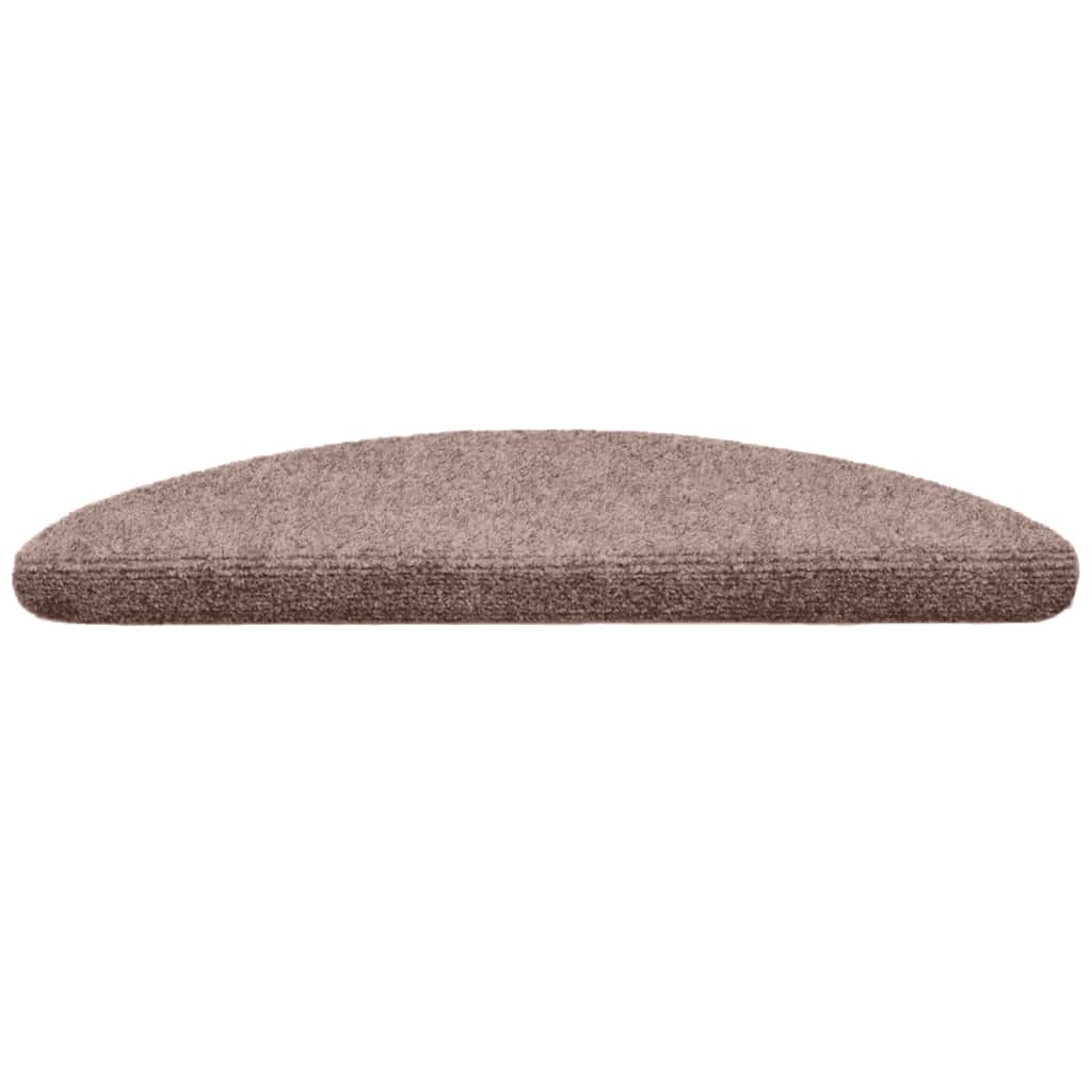 Stair Mats Self-Adhesive 5 Pcs Half Round