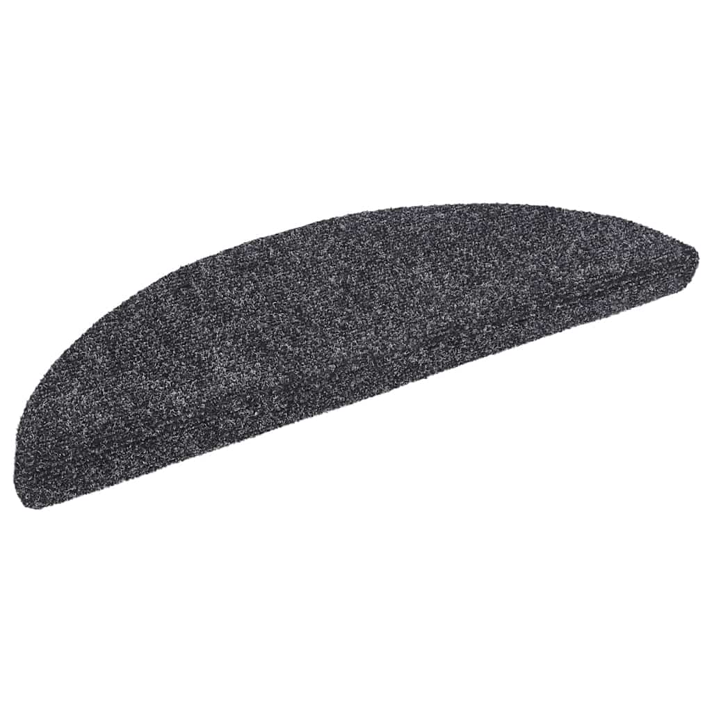 Stair Mats Self-Adhesive 5 Pcs Half Round