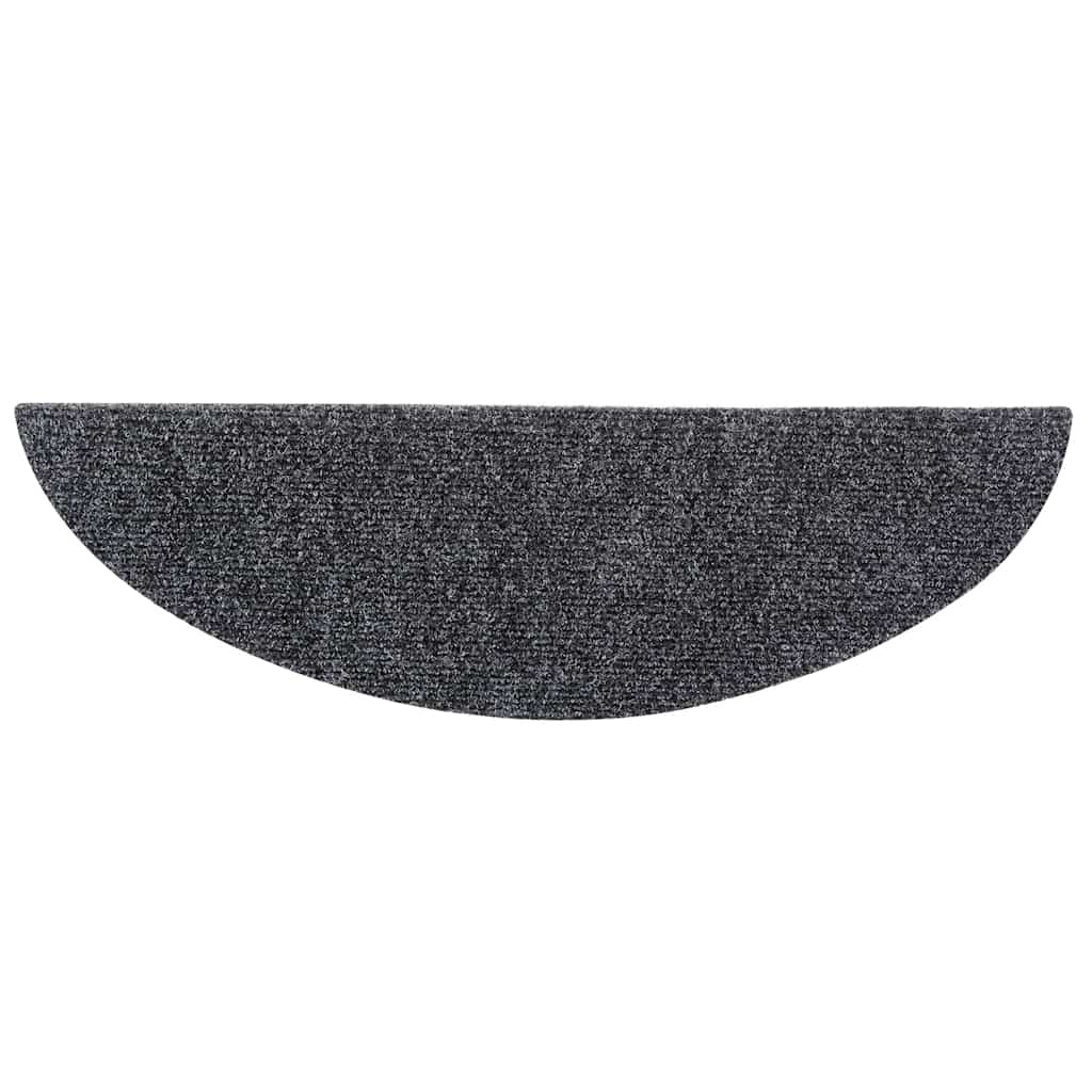 Stair Mats Self-Adhesive 5 Pcs Half Round