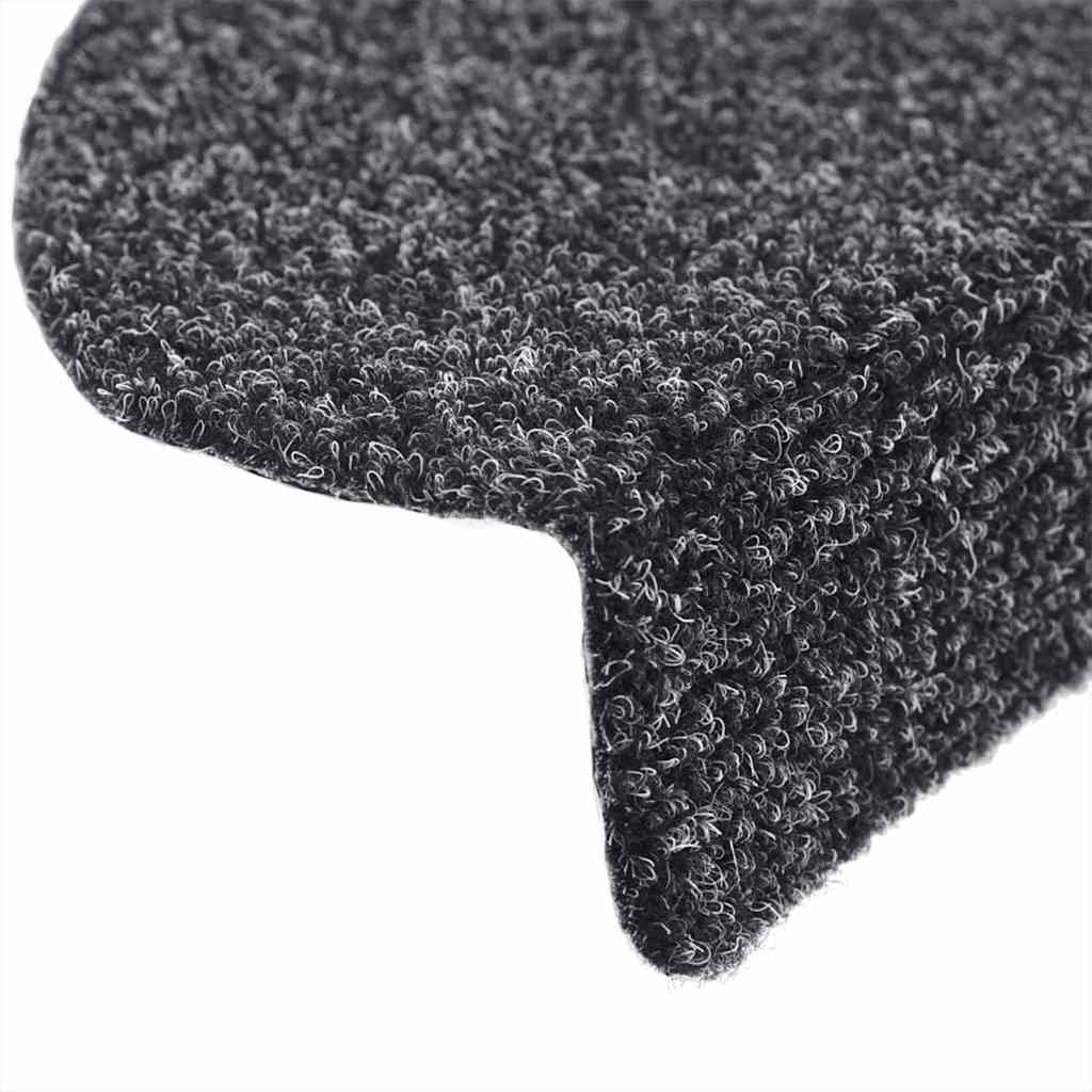Stair Mats Self-Adhesive 5 Pcs Half Round