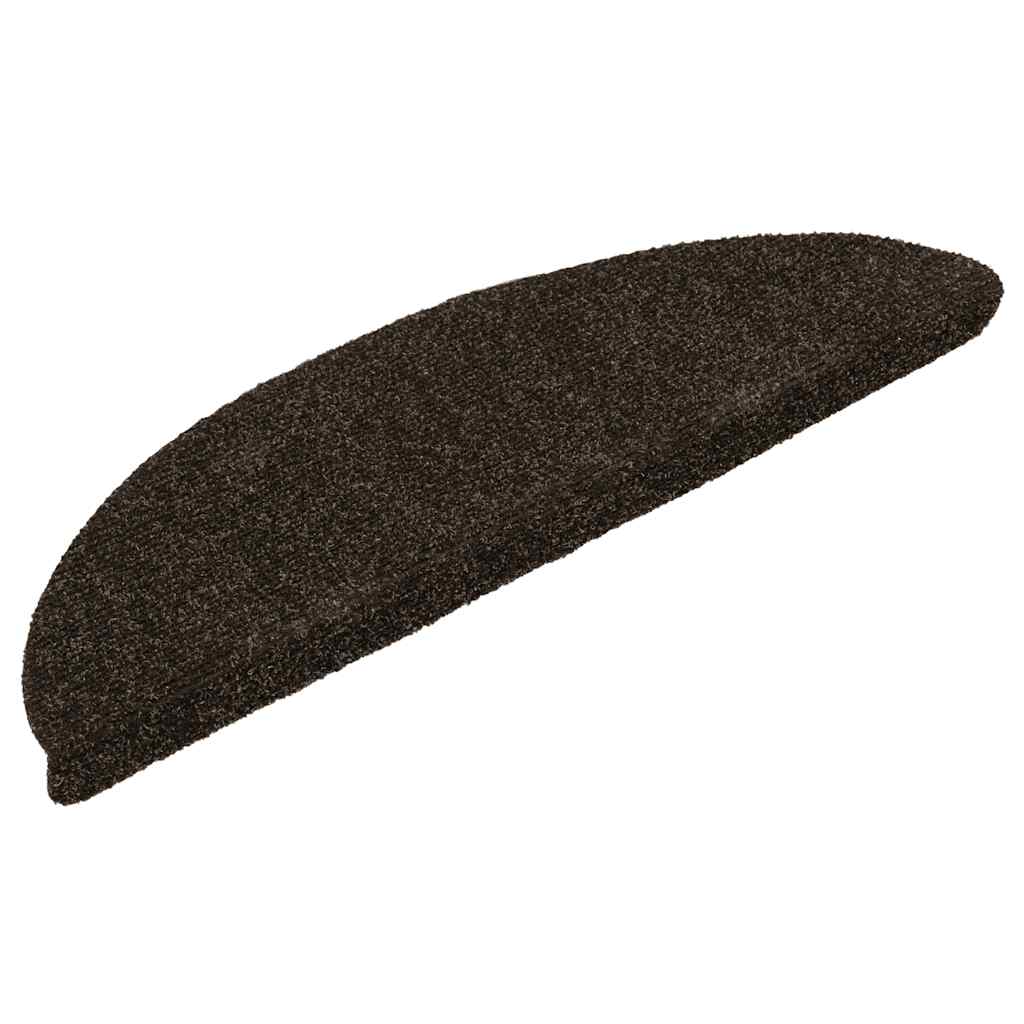 Stair Mats Self-Adhesive 5 Pcs Half Round