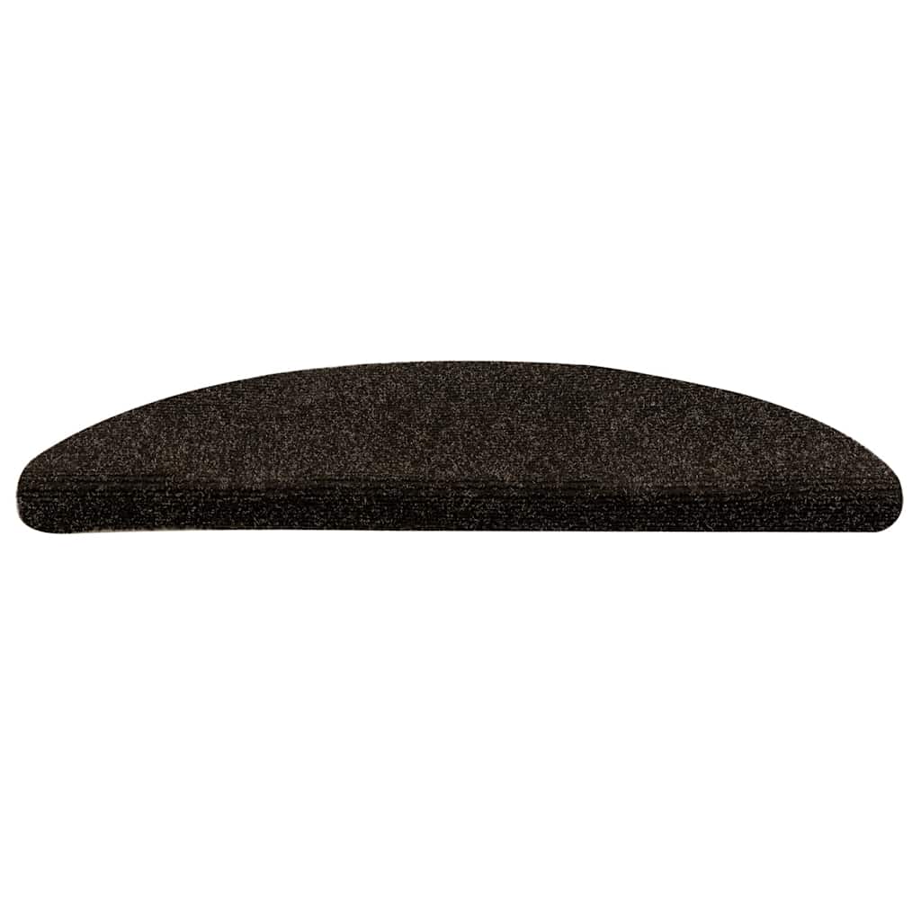 Stair Mats Self-Adhesive 5 Pcs Half Round