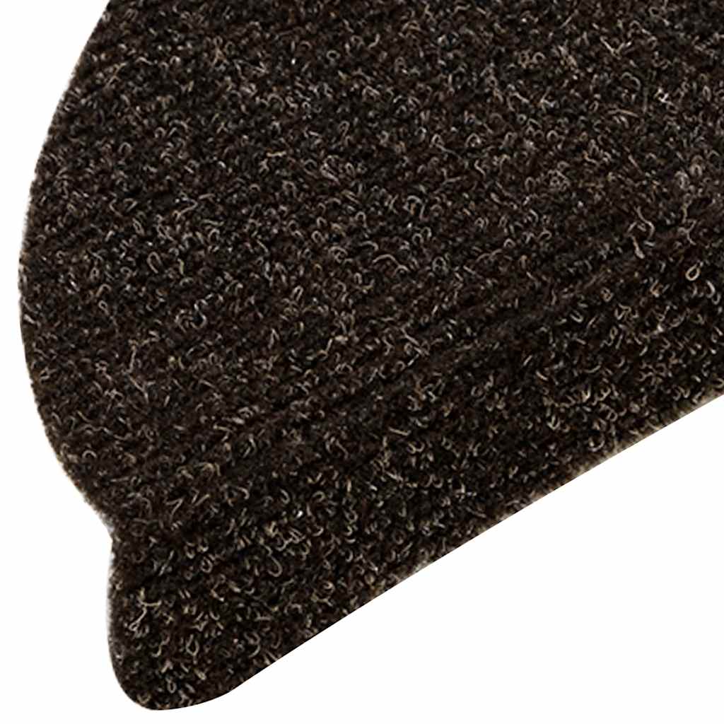 Stair Mats Self-Adhesive 5 Pcs Half Round