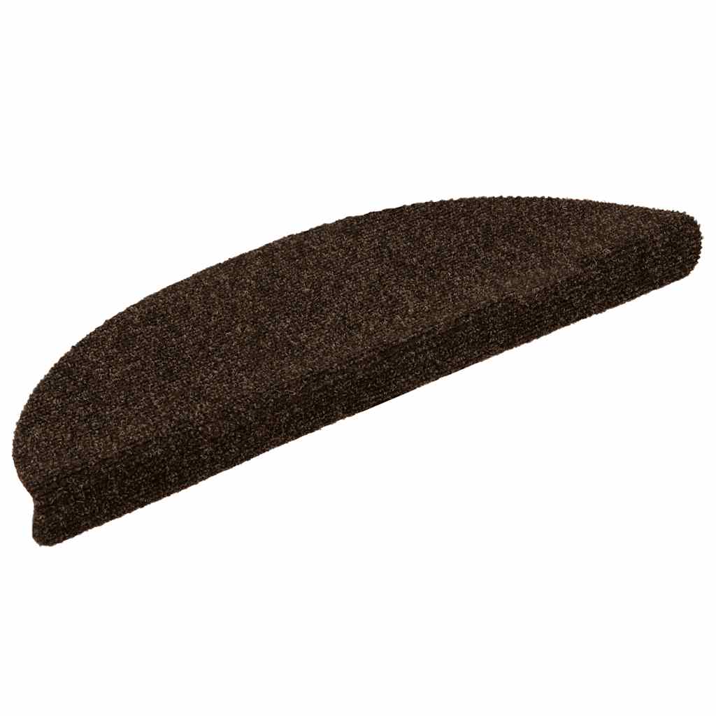 Stair Mats Self-Adhesive 5 Pcs Half Round