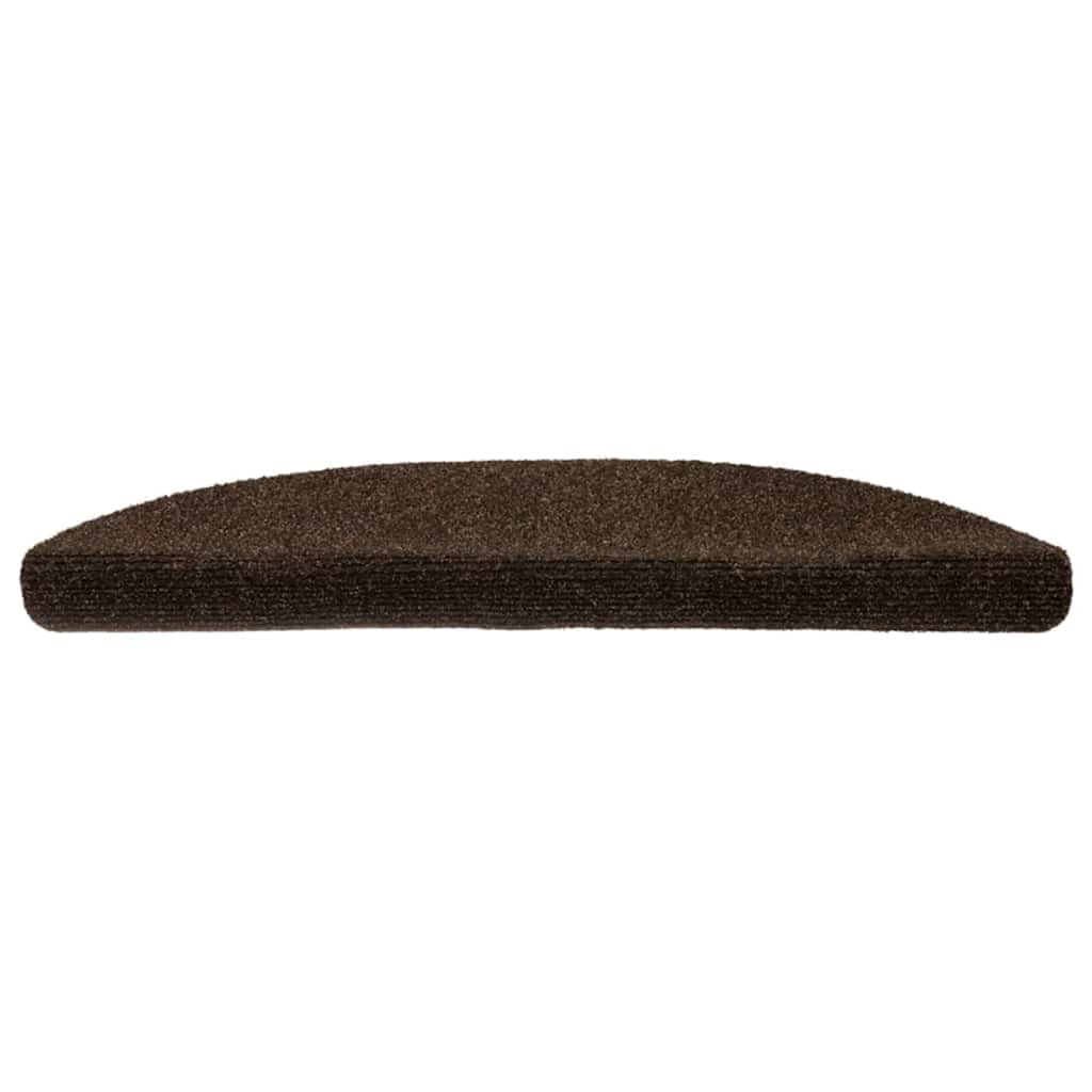 Stair Mats Self-Adhesive 5 Pcs Half Round