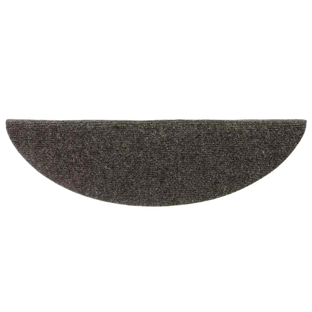 Stair Mats Self-Adhesive 5 Pcs Half Round