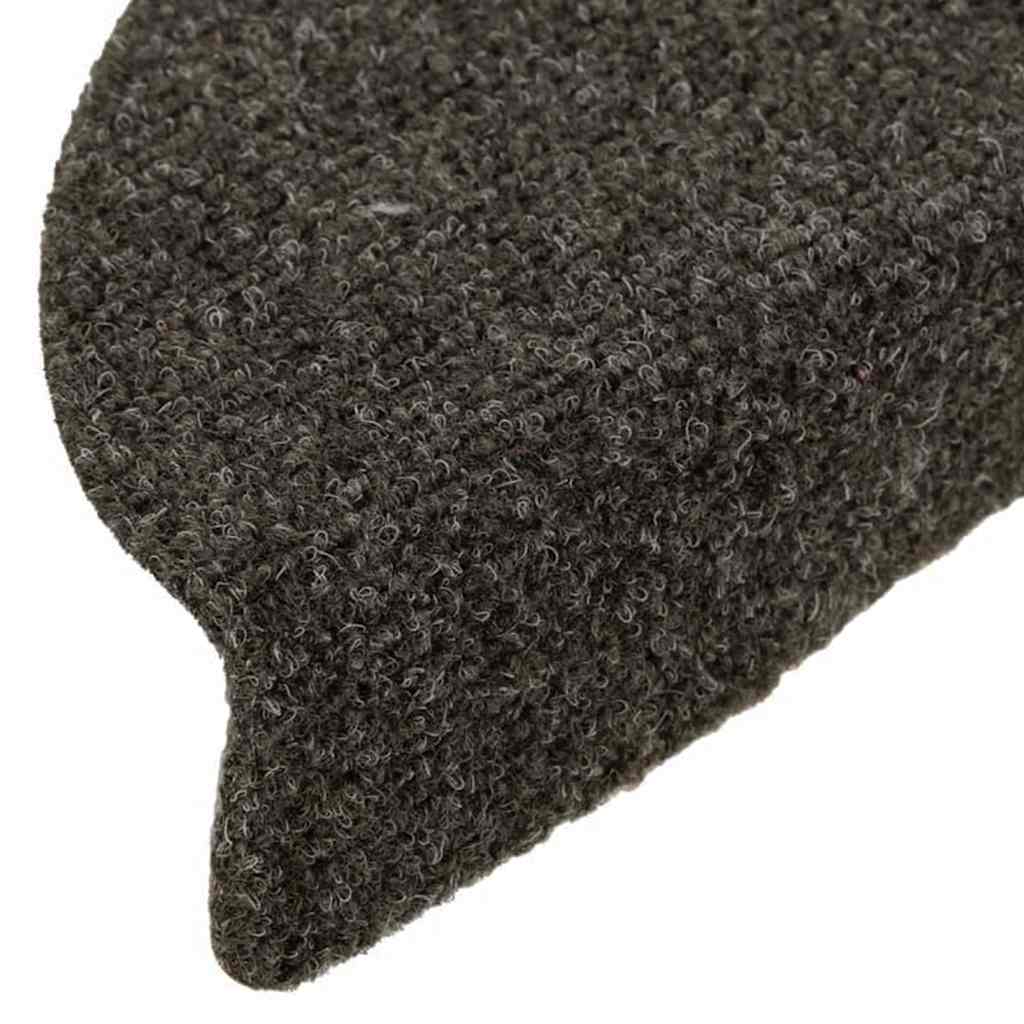 Stair Mats Self-Adhesive 5 Pcs Half Round