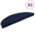 Stair Mats Self-Adhesive 5 Pcs Half Round