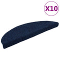 Stair Mats Self-Adhesive 10 Pcs Half Round