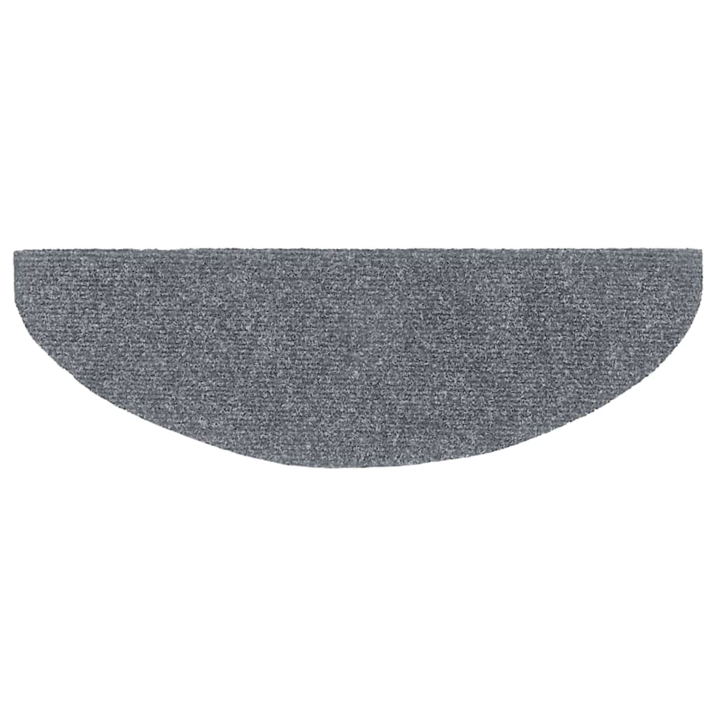 Stair Mats Self-Adhesive 5 Pcs Half Round Large