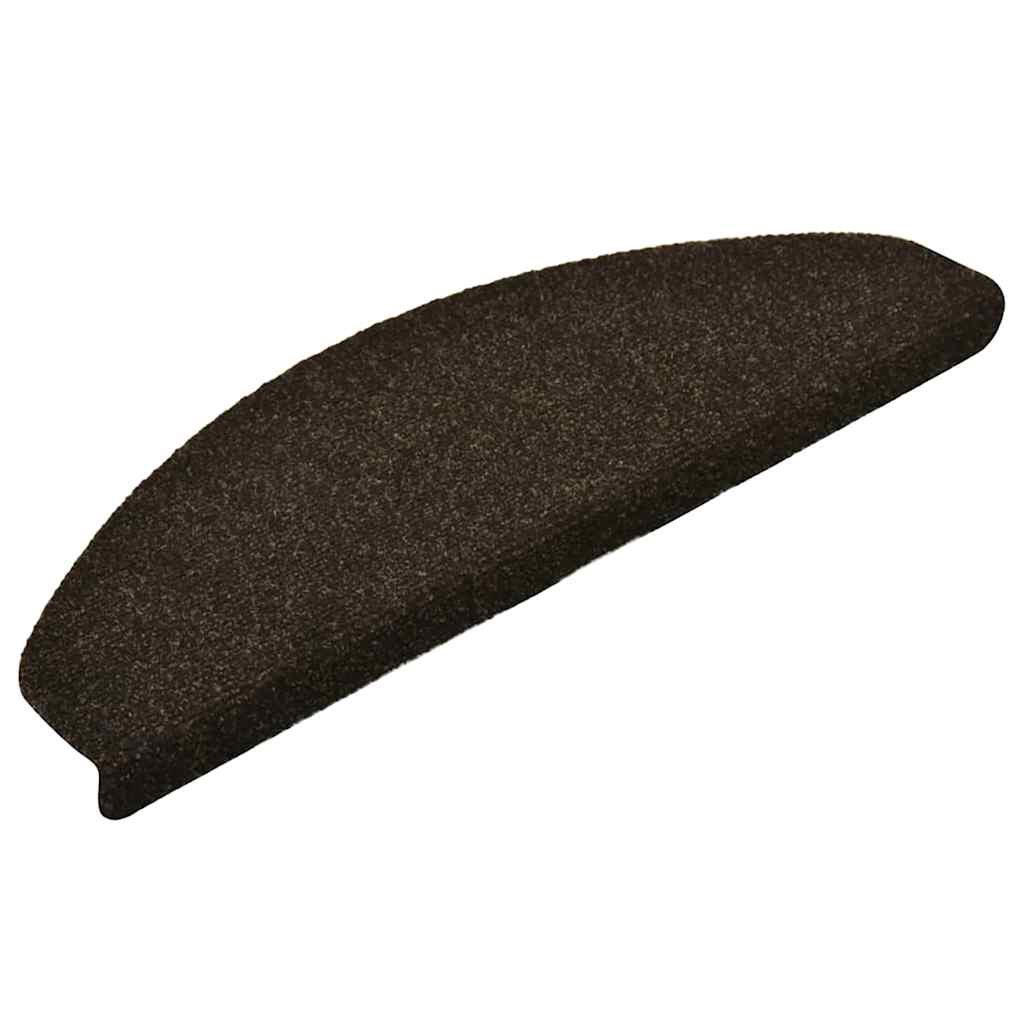 Stair Mats Self-Adhesive 5 Pcs Half Round Large