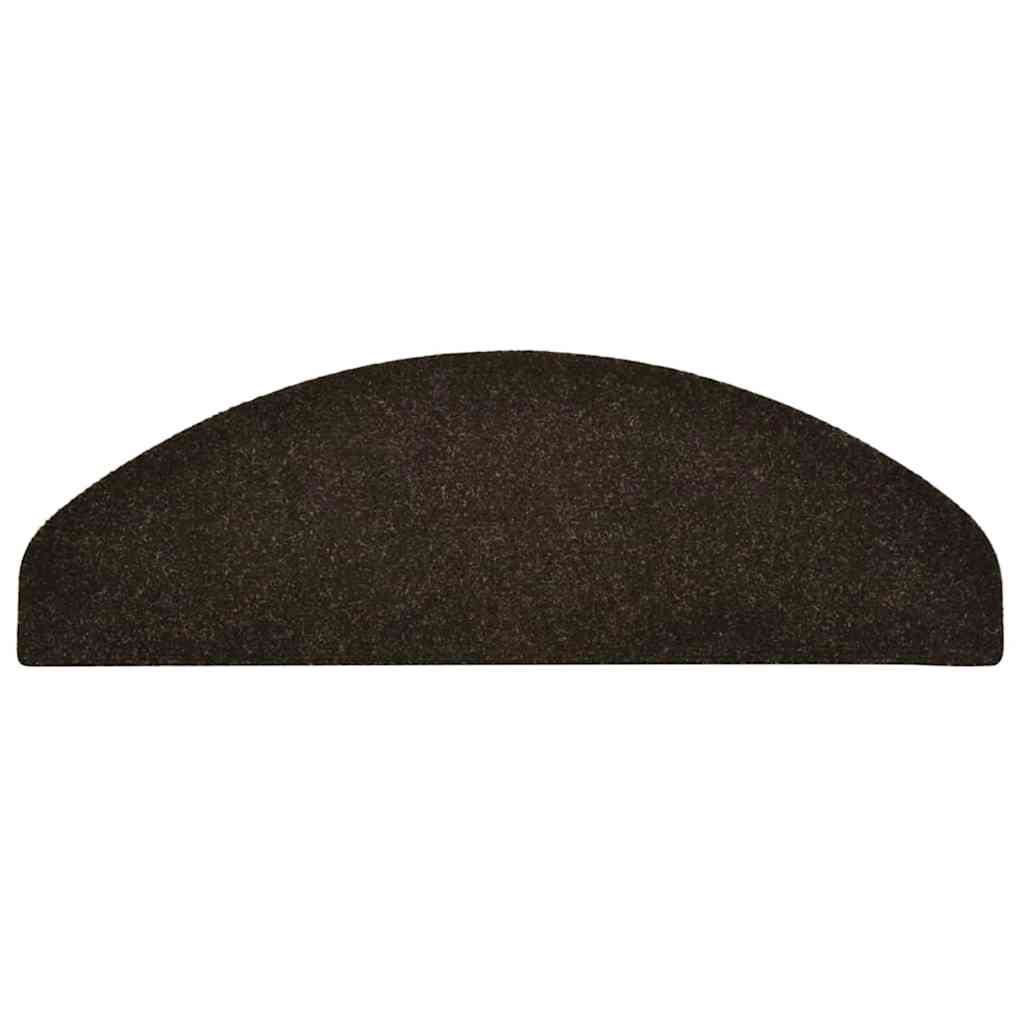 Stair Mats Self-Adhesive 5 Pcs Half Round Large