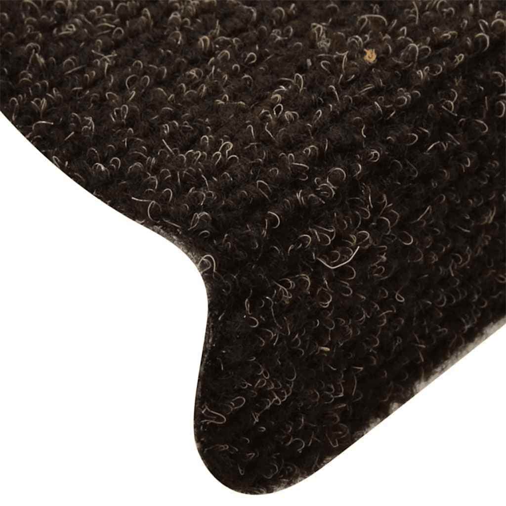 Stair Mats Self-Adhesive 5 Pcs Half Round Large