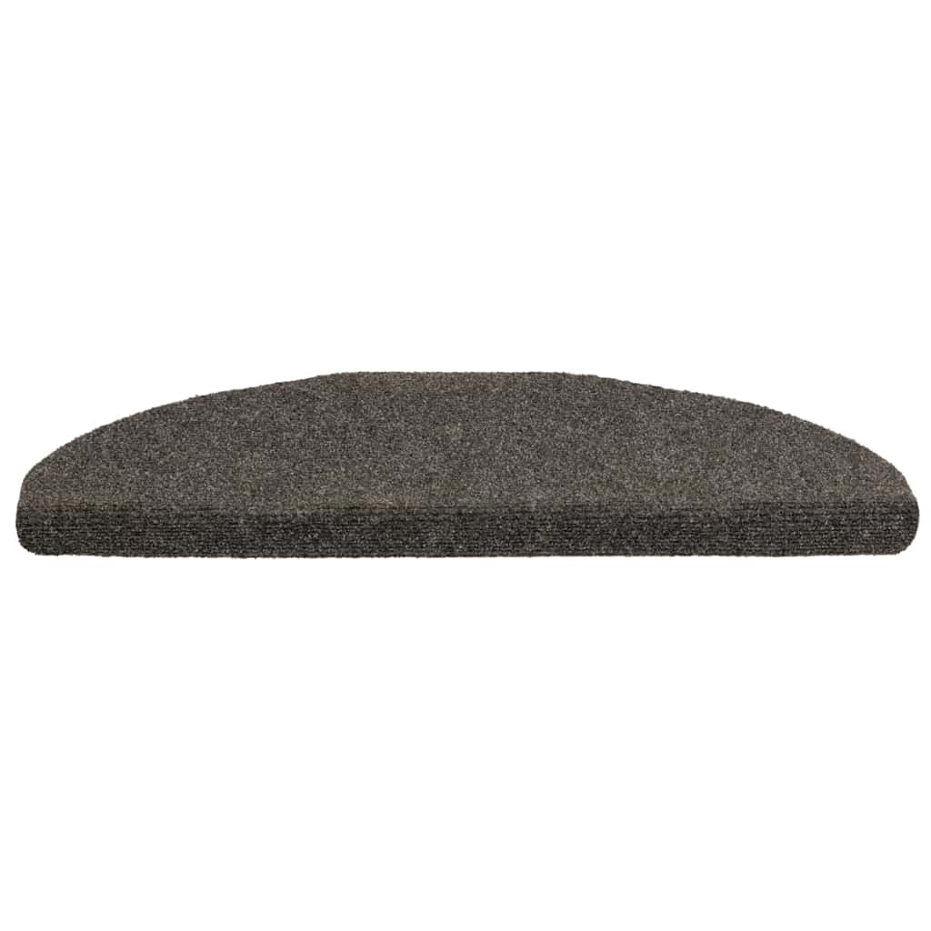Stair Mats Self-Adhesive 10 Pcs Half Round Large