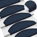 Stair Mats Self-Adhesive 5 Pcs Half Round Large