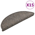 Stair Mats Self-Adhesive -Look 15 Pcs