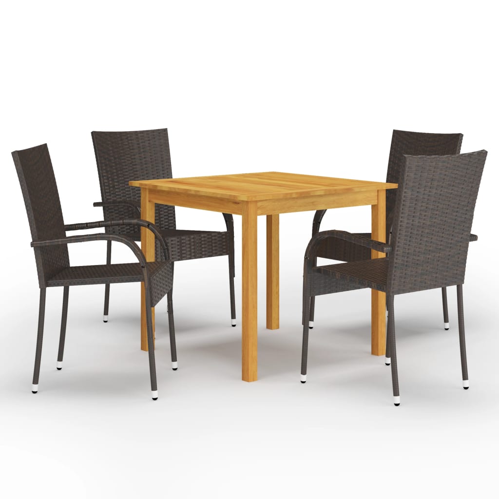 5 Piece Garden Dining Set