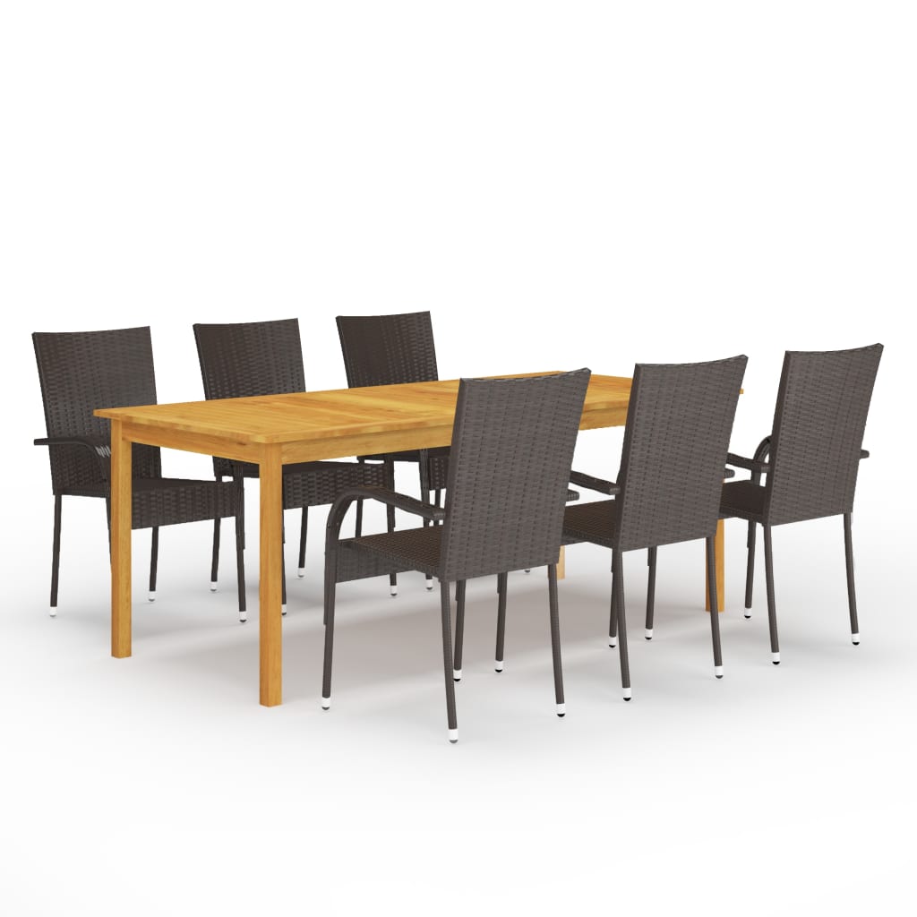 7 Piece Garden Dining Set
