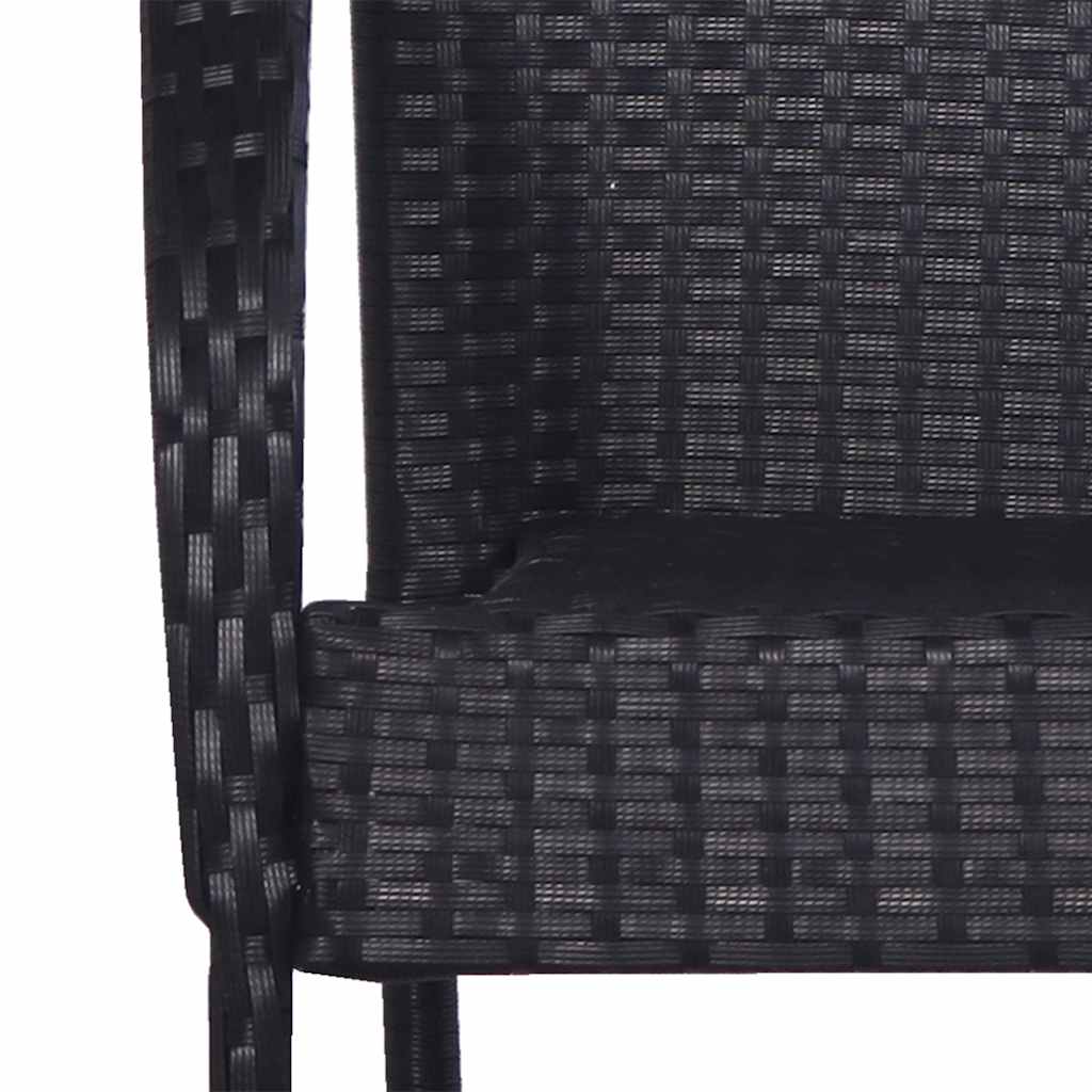 Outdoor Furniture Set 7 Piece Garden Dining Grey Black Brown Weather Resistant