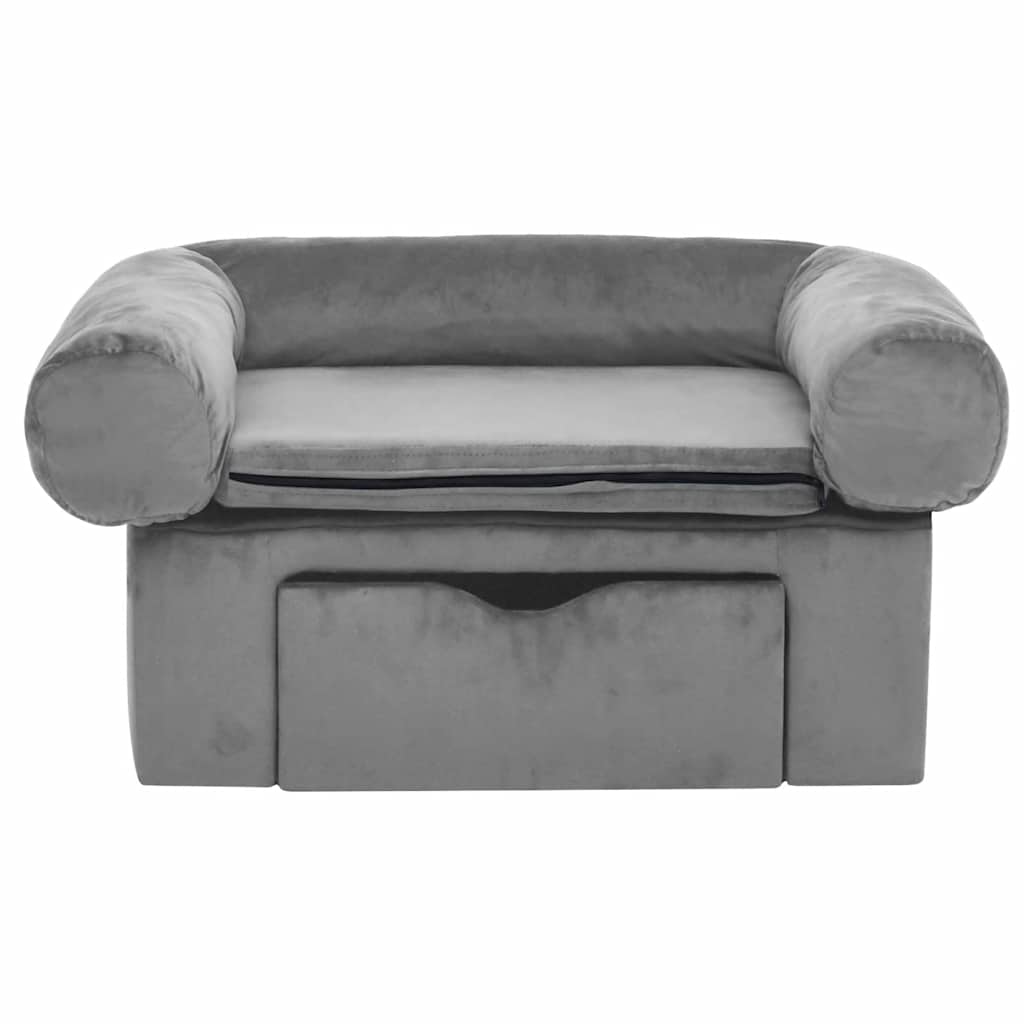 Dog Sofa With Drawer 75X50X38 Cm Plush