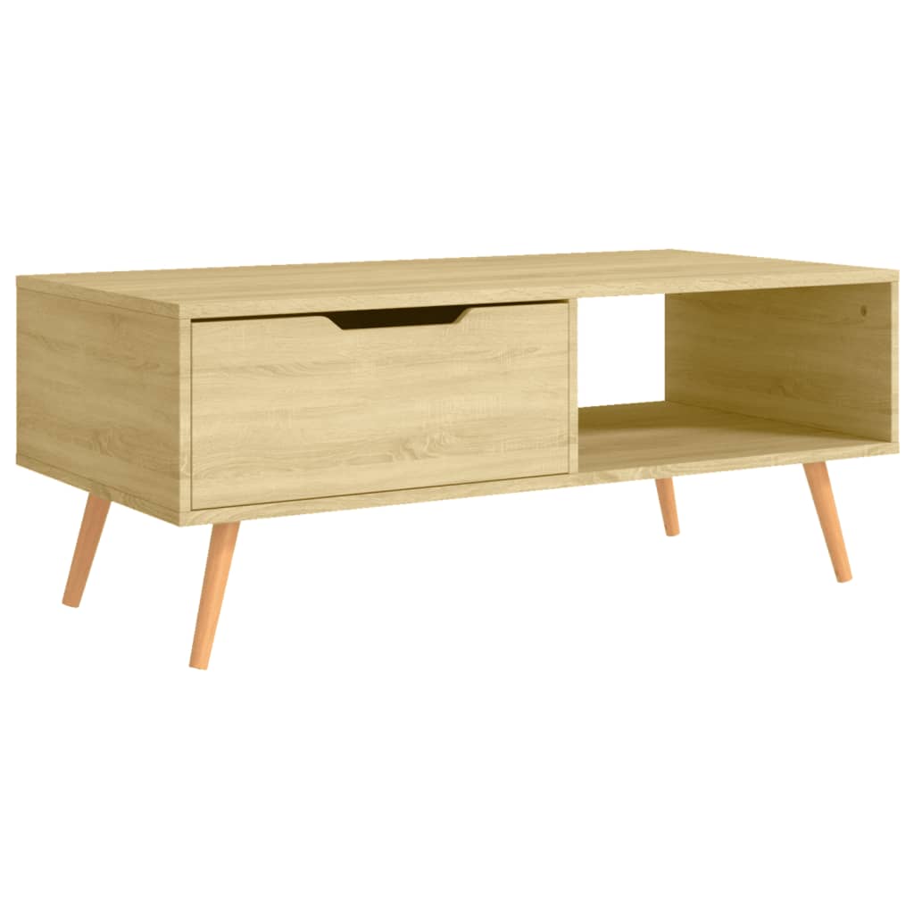 Coffee Table 100X49.5X43 Cm Engineered Wood