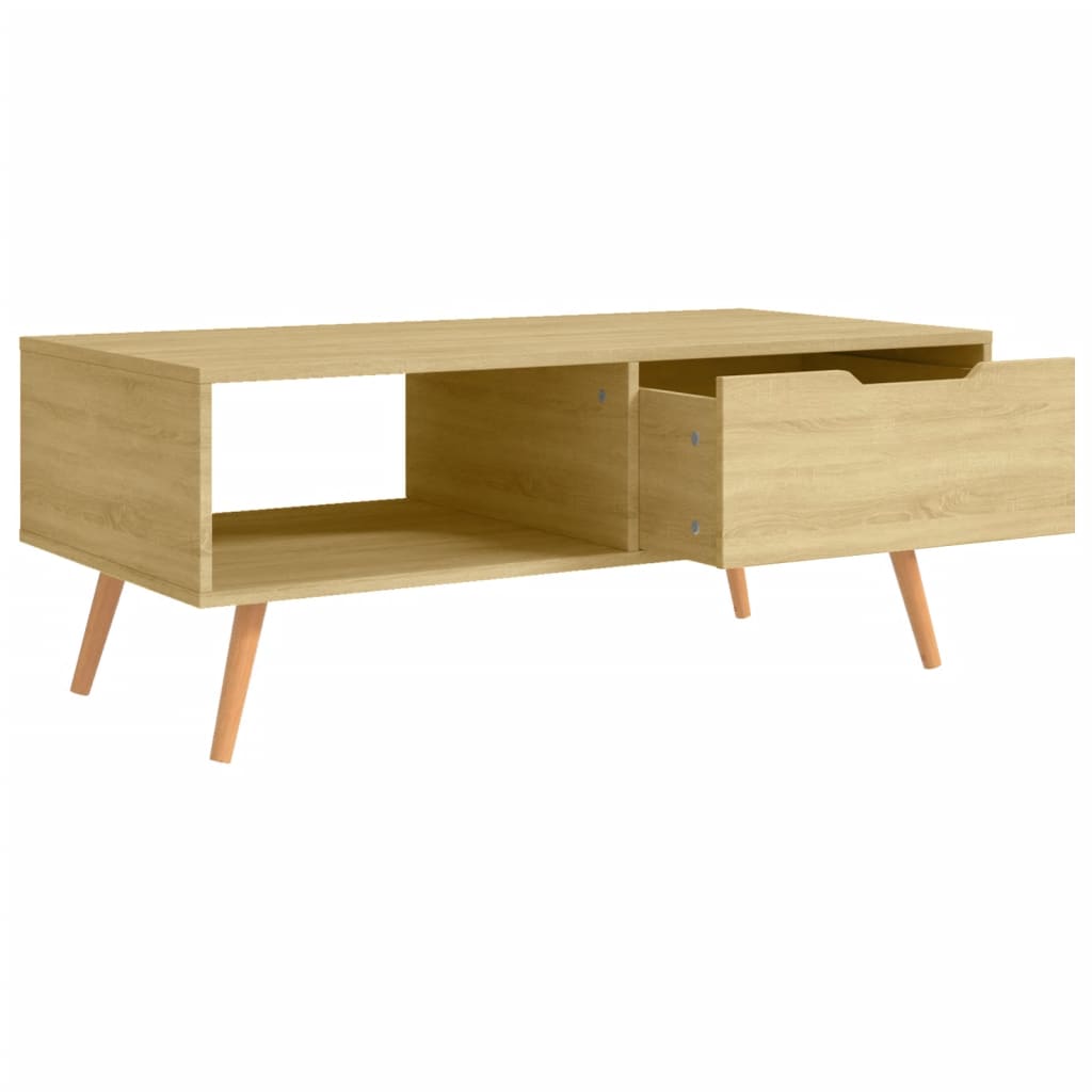 Coffee Table 100X49.5X43 Cm Engineered Wood