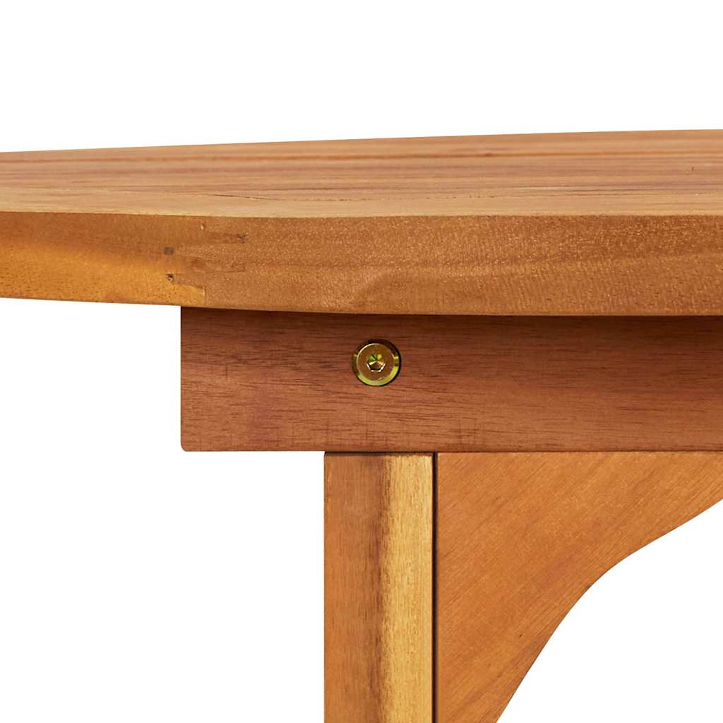 Outdoor Table Garden Dining Solid Acacia Wood 220 x 90 x 75 cm 180 x 90 x 75 cm