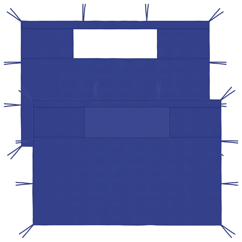 Gazebo Sidewalls With Windows 2 Pcs