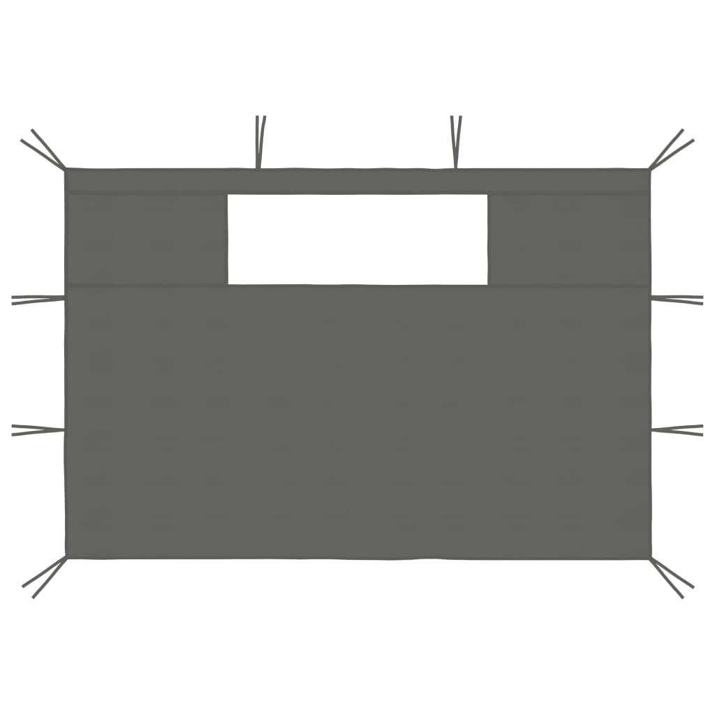 Gazebo Sidewalls With Windows 2 Pcs